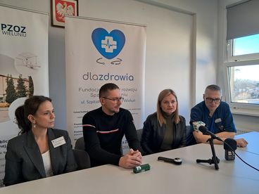 Nowy sprzęt dla wieluńskiego szpitala od „Fundacji dla zdrowia”